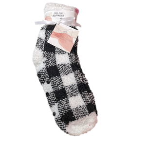 2 Pair of Adult Fluffy Cozy Socks